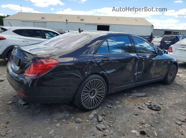 WDDUG8FBXGA227033 2016 MERCEDES-BENZ S Black Tył prawy