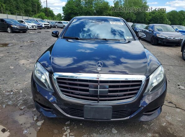 WDDUG8FBXGA227033 2016 MERCEDES-BENZ S Black Widok z przodu