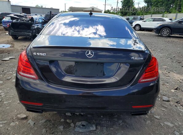 WDDUG8FBXGA227033 2016 MERCEDES-BENZ S Black Widok z tyłu
