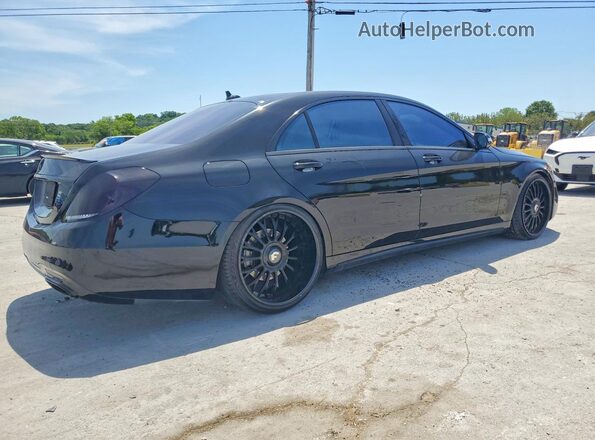 WDDUG8GB2JA417754 2018 MERCEDES-BENZ S Black Задня права чверть