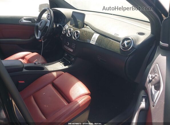 WDDVP9AB2HJ016718 2017 MERCEDES-BENZ B 250E Black Front interior view