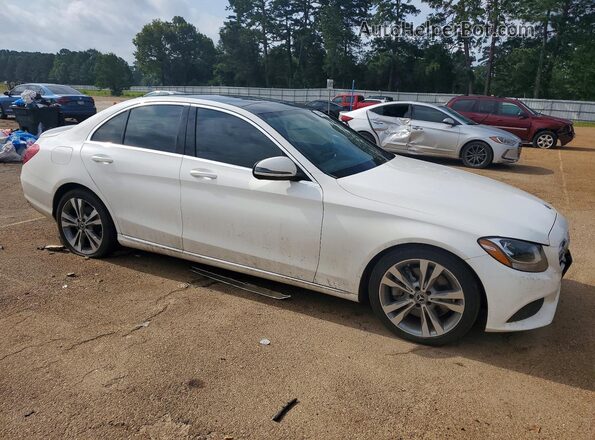 WDDWF4JB0HR306726 2017 MERCEDES-BENZ C White Przód prawy