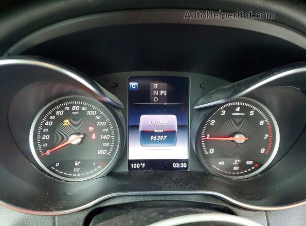 WDDWF4JB1HR219966 2017 MERCEDES-BENZ C Gray Vista del cuadro de instrumentos