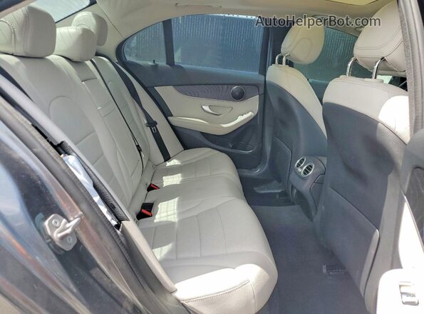 WDDWF4JB1HR219966 2017 MERCEDES-BENZ C Gray Vista de los asientos traseros