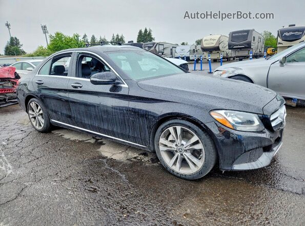 WDDWF4JB1JR402239 2018 MERCEDES-BENZ C Black Przód prawy