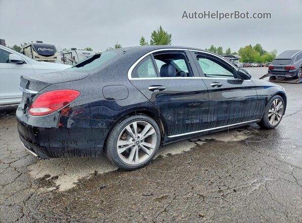 WDDWF4JB1JR402239 2018 MERCEDES-BENZ C Black Tył prawy