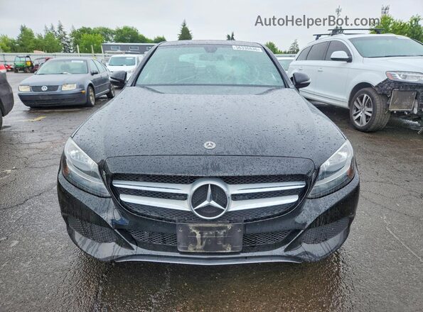 WDDWF4JB1JR402239 2018 MERCEDES-BENZ C Black Widok z przodu