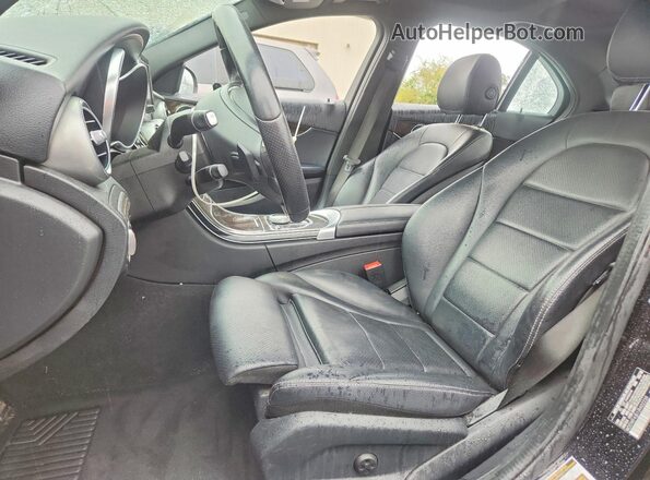 WDDWF4JB1JR402239 2018 MERCEDES-BENZ C Black Widok wnętrza z przodu