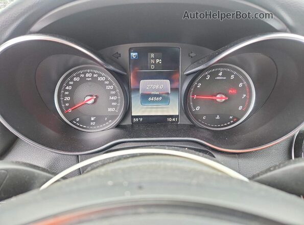 WDDWF4JB1JR402239 2018 MERCEDES-BENZ C Black Widok zestawu wskaźników