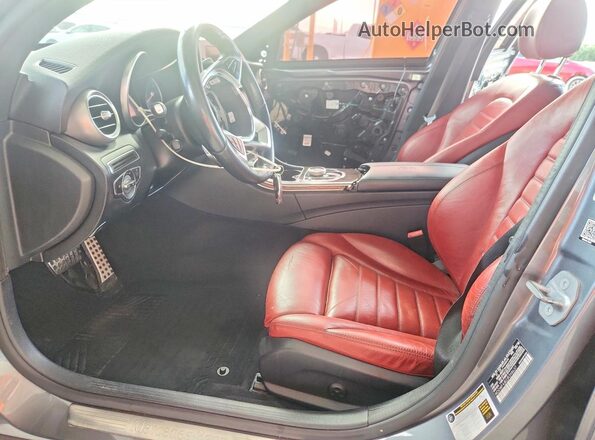 WDDWF4JB2JR398637 2018 MERCEDES-BENZ C Gray Սալոնի դիմացի տեսք