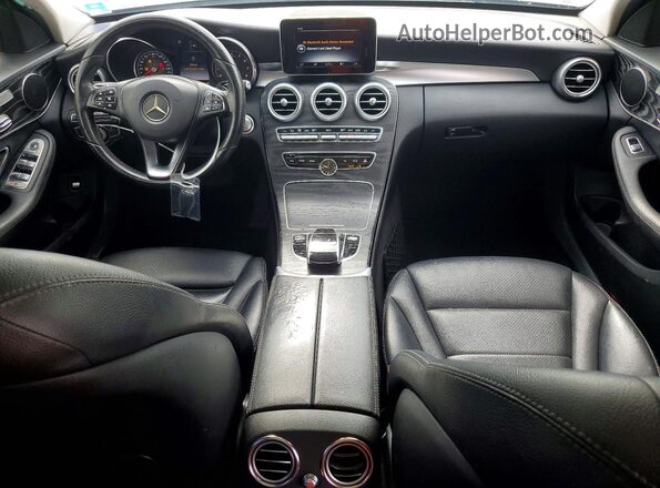 WDDWF4JB3GR151295 2016 MERCEDES-BENZ C Gray Вид панелі приладів
