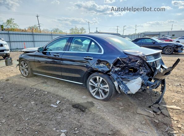 WDDWF4JB4JR377577 2018 MERCEDES-BENZ C Black Հետևի ձախ