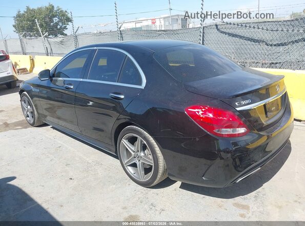 WDDWF4JB4JR409749 2018 MERCEDES-BENZ C-CLASS Black უკანა მარცხენა