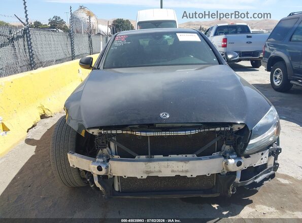 WDDWF4JB4JR409749 2018 MERCEDES-BENZ C-CLASS Black უკანა სალონის ხედი