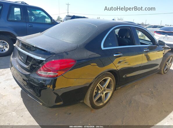 WDDWF4JB4JR409749 2018 MERCEDES-BENZ C-CLASS Black უკანა მარჯვენა