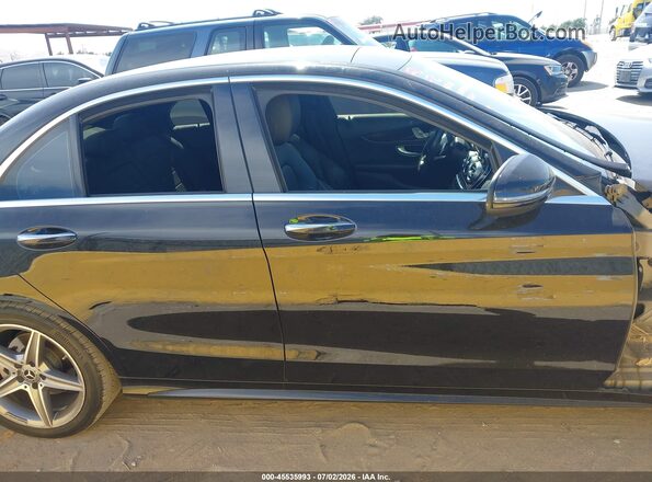 WDDWF4JB4JR409749 2018 MERCEDES-BENZ C-CLASS Black სალონის 360-გრადუსიანი ხედი