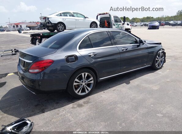 WDDWF4JB5GR134367 2016 MERCEDES-BENZ C-CLASS Gray Հետևի աջ