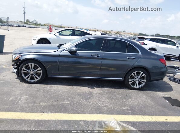 WDDWF4JB5GR134367 2016 MERCEDES-BENZ C-CLASS Gray 