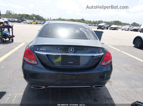 WDDWF4JB5GR134367 2016 MERCEDES-BENZ C-CLASS Gray 