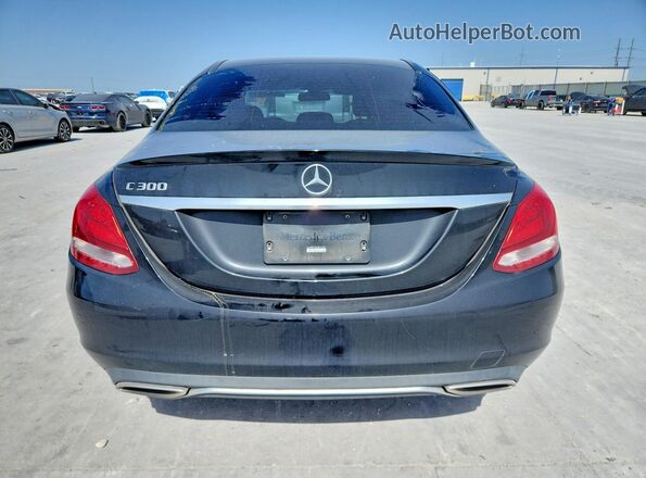 WDDWF4JB5JR323897 2018 MERCEDES-BENZ C Black Rear view