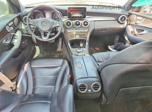WDDWF4JB5JR323897 2018 MERCEDES-BENZ C Black Dashboard view