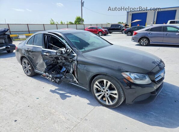 WDDWF4JB5JR323897 2018 MERCEDES-BENZ C Black Front right