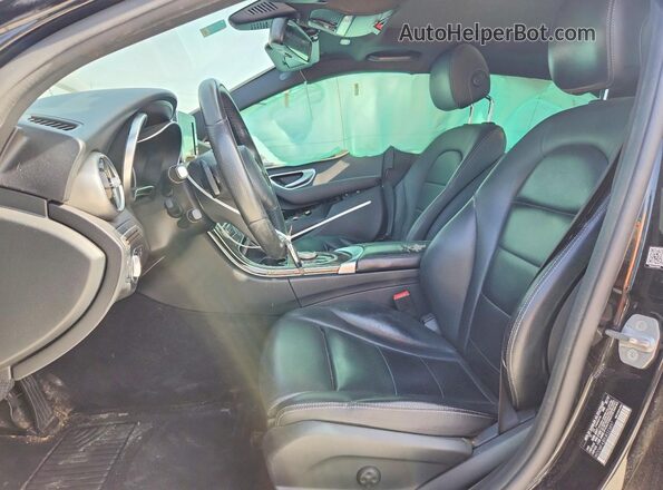 WDDWF4JB5JR323897 2018 MERCEDES-BENZ C Black Front interior view