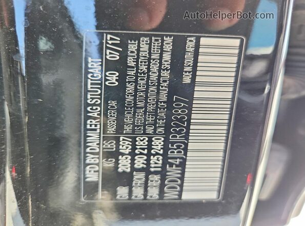 WDDWF4JB5JR323897 2018 MERCEDES-BENZ C Black Engine compartment view