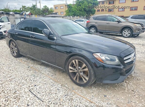 WDDWF4JB5JR391505 2018 MERCEDES-BENZ C Black წინა მარჯვენა