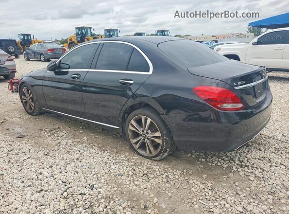 WDDWF4JB5JR391505 2018 MERCEDES-BENZ C Black უკანა მარცხენა