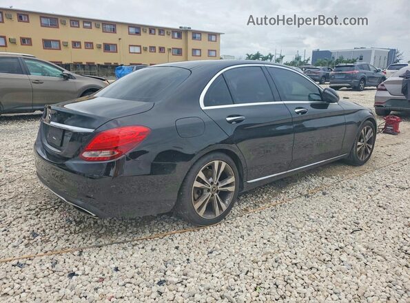 WDDWF4JB5JR391505 2018 MERCEDES-BENZ C Black უკანა მარჯვენა