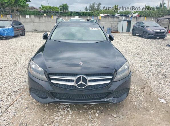 WDDWF4JB5JR391505 2018 MERCEDES-BENZ C Black წინა ხედი