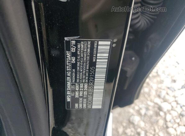 WDDWF4JB5JR391505 2018 MERCEDES-BENZ C Black ძრავის განყოფილების ხედი