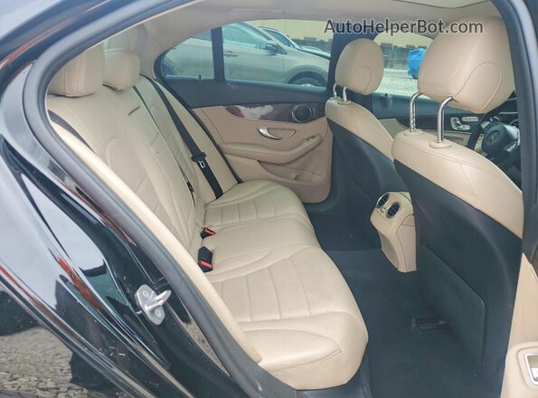 WDDWF4JB5JR391505 2018 MERCEDES-BENZ C Black უკანა სავარძლების ხედი