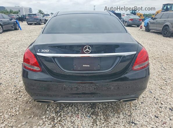 WDDWF4JB5JR391505 2018 MERCEDES-BENZ C Black უკანა ხედი