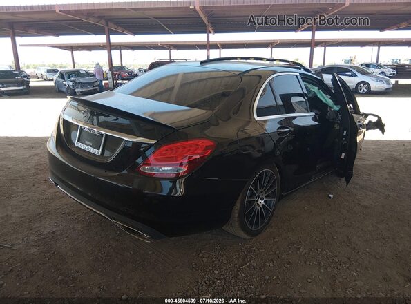 WDDWF4JB5JR410585 2018 MERCEDES-BENZ C-CLASS Черный Задняя правая четверть