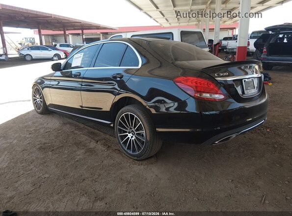 WDDWF4JB5JR410585 2018 MERCEDES-BENZ C-CLASS Черный Задняя левая четверть