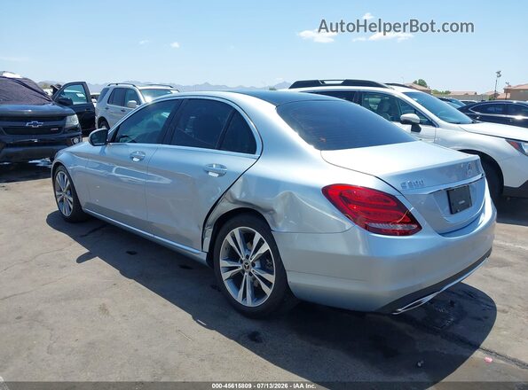WDDWF4JB8JR400648 2018 MERCEDES-BENZ C-CLASS Light Blue Trasero izquierdo