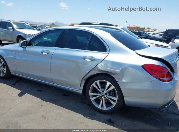 WDDWF4JB8JR400648 2018 MERCEDES-BENZ C-CLASS Light Blue Vista frontal