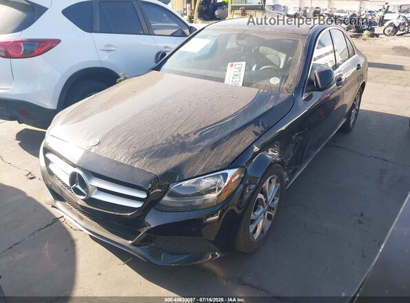 WDDWF4JB9JR404448 2018 MERCEDES-BENZ C-CLASS Black Przód lewy