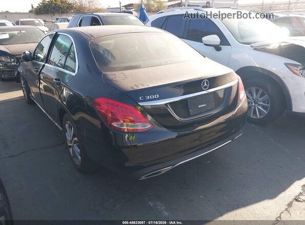 WDDWF4JB9JR404448 2018 MERCEDES-BENZ C-CLASS Black Tył lewy
