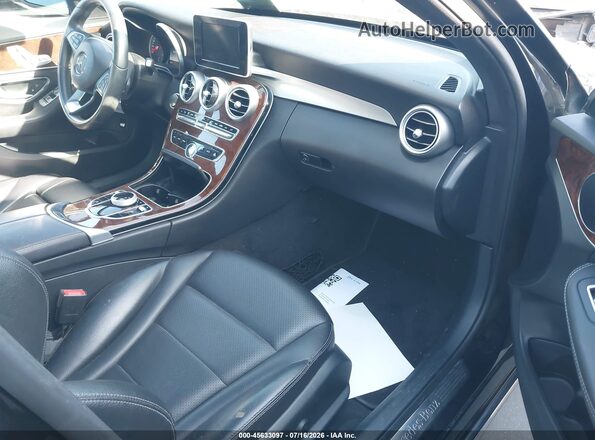 WDDWF4JB9JR404448 2018 MERCEDES-BENZ C-CLASS Black Widok wnętrza z przodu