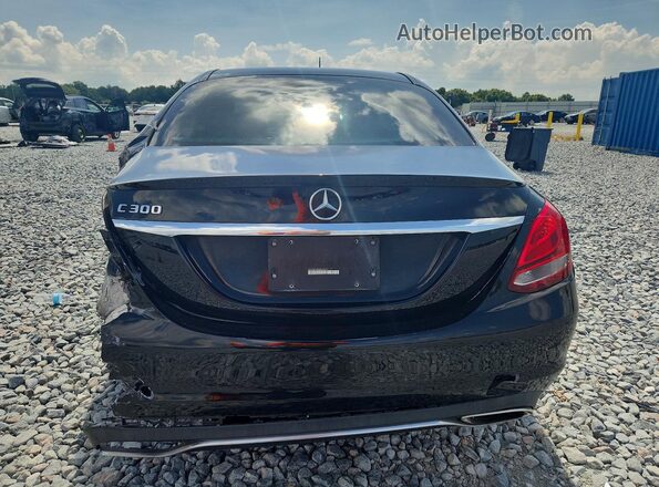 WDDWF4JBXJR348939 2018 MERCEDES-BENZ C Черный Вид сзади