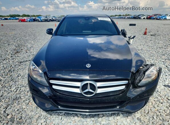 WDDWF4JBXJR348939 2018 MERCEDES-BENZ C Черный Вид спереди