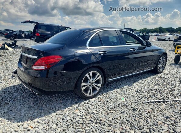 WDDWF4JBXJR348939 2018 MERCEDES-BENZ C Черный Задняя правая четверть