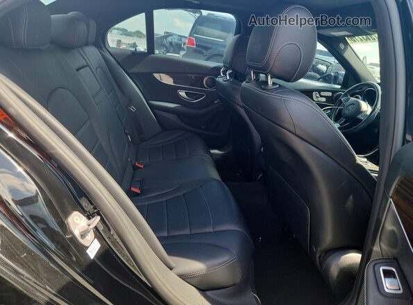 WDDWF4JBXJR348939 2018 MERCEDES-BENZ C Черный Вид задних сидений