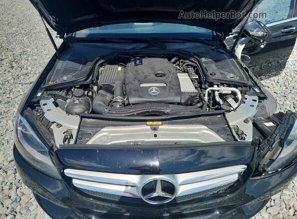 WDDWF4JBXJR348939 2018 MERCEDES-BENZ C Черный Вид задней части салона