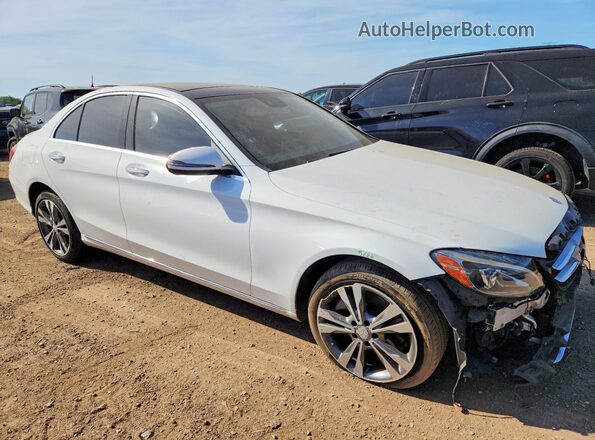 WDDWF4KB0GR179666 2016 MERCEDES-BENZ C White Przód prawy