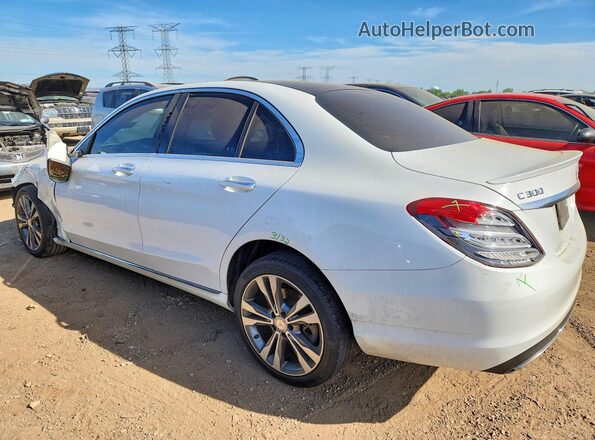 WDDWF4KB0GR179666 2016 MERCEDES-BENZ C White Tył lewy
