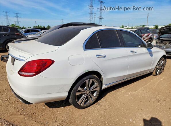 WDDWF4KB0GR179666 2016 MERCEDES-BENZ C White Tył prawy